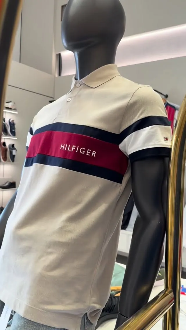 Tommy Hilfiger Men's Striped Polo Shirt