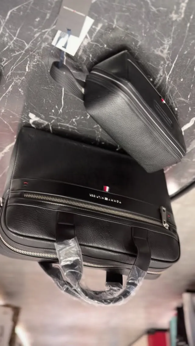 Tommy Hilfiger Men's Laptop Bag and Handbag Set