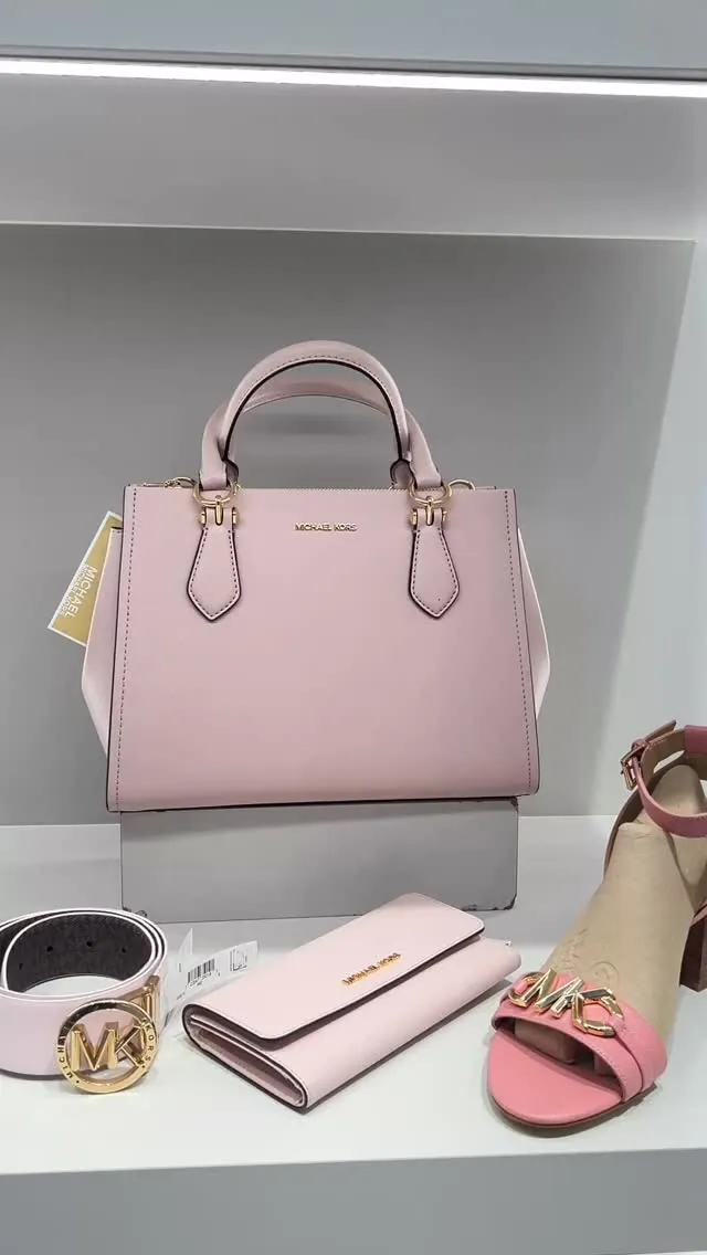 Michael Kors Pink Accessories Set