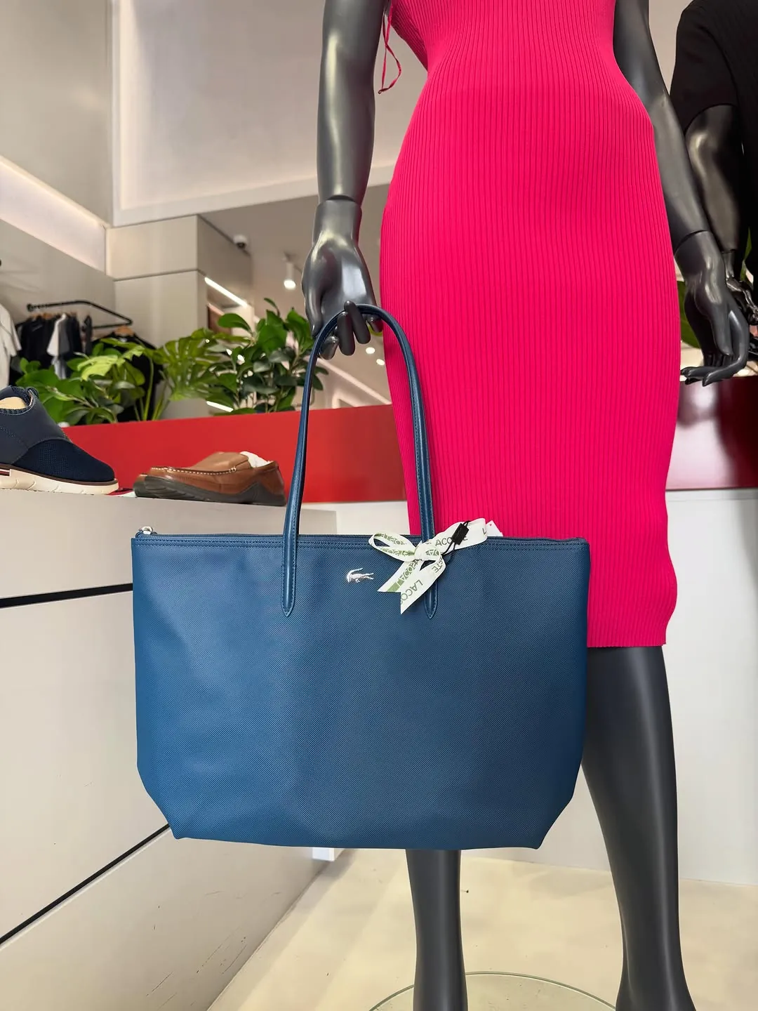 Lacoste Red Tote Bag