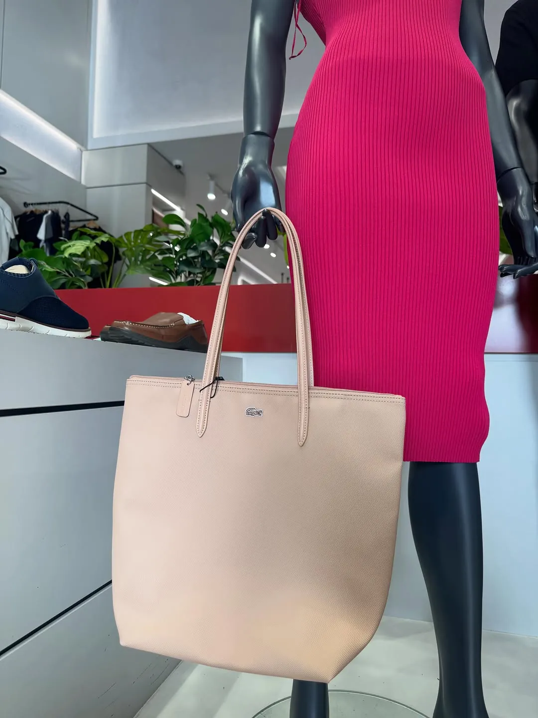 Lacoste Red Tote Bag