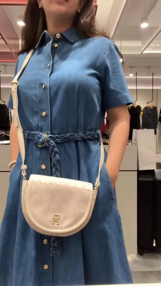 Blue Denim Shirt Dress