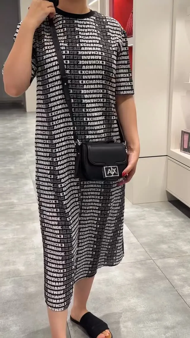 Armani Exchange Printed Dress