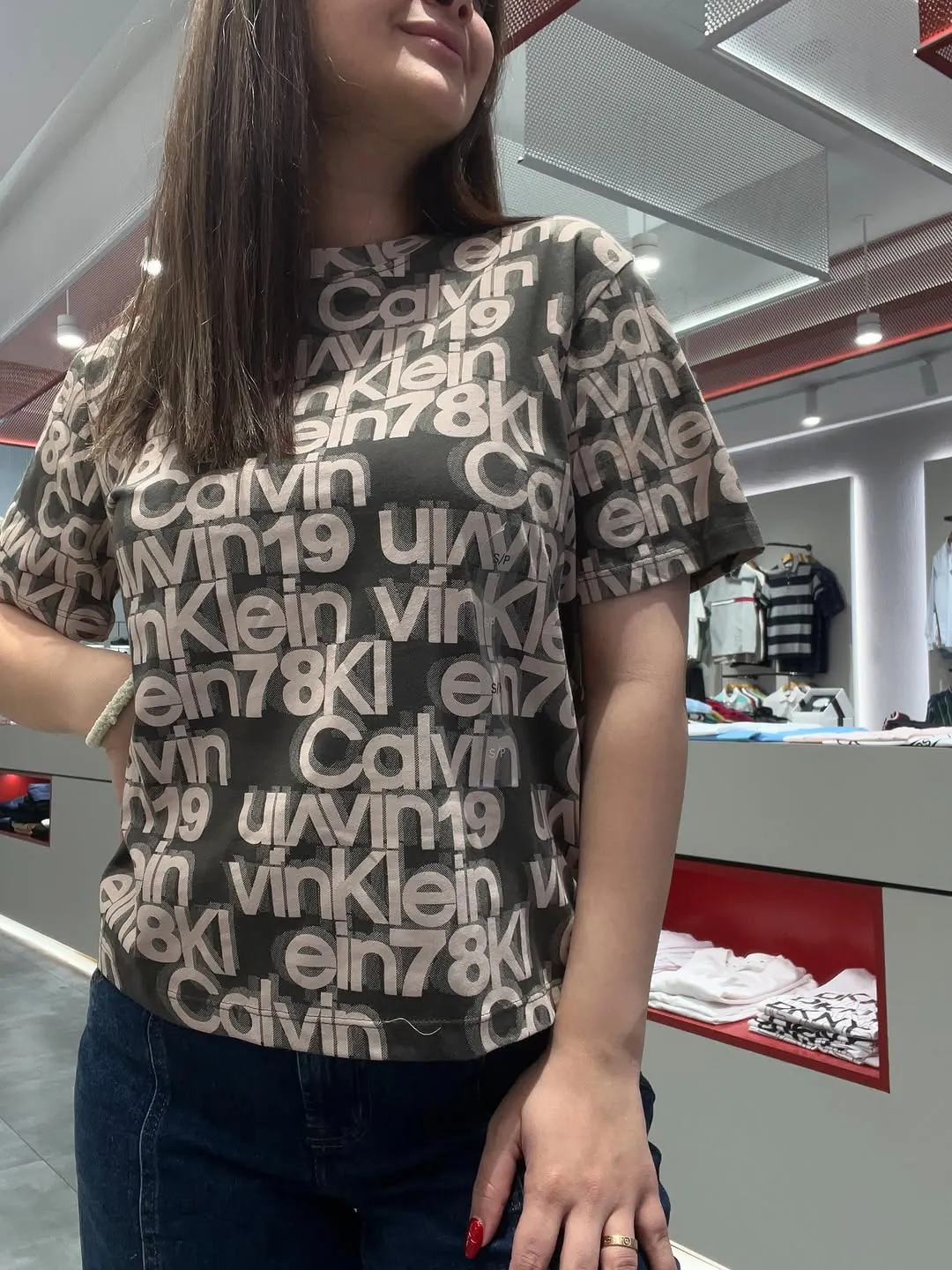 Calvin Klein Logo Print T-Shirt