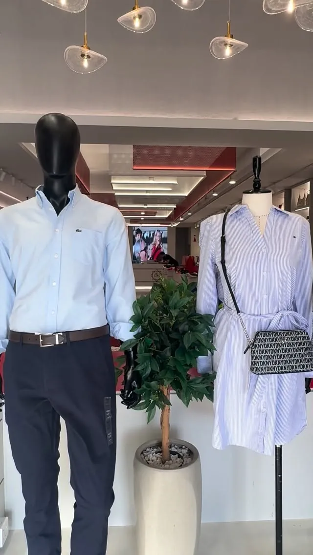 Men's Light Blue Shirt and Navy Trousers Set