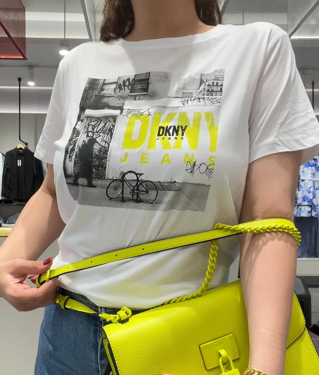 Neon Yellow Shoulder Bag