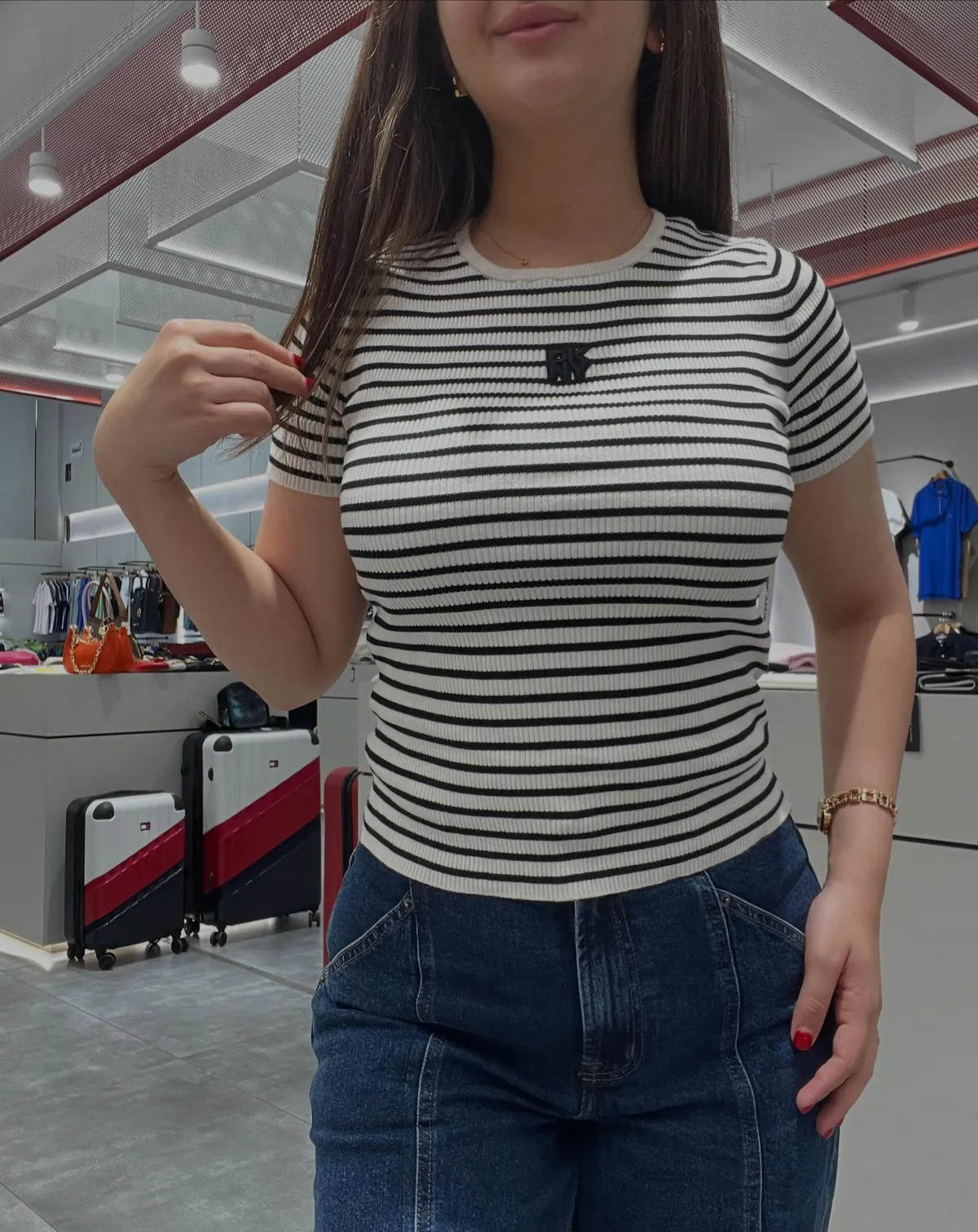 Striped Short Sleeve T-Shirt