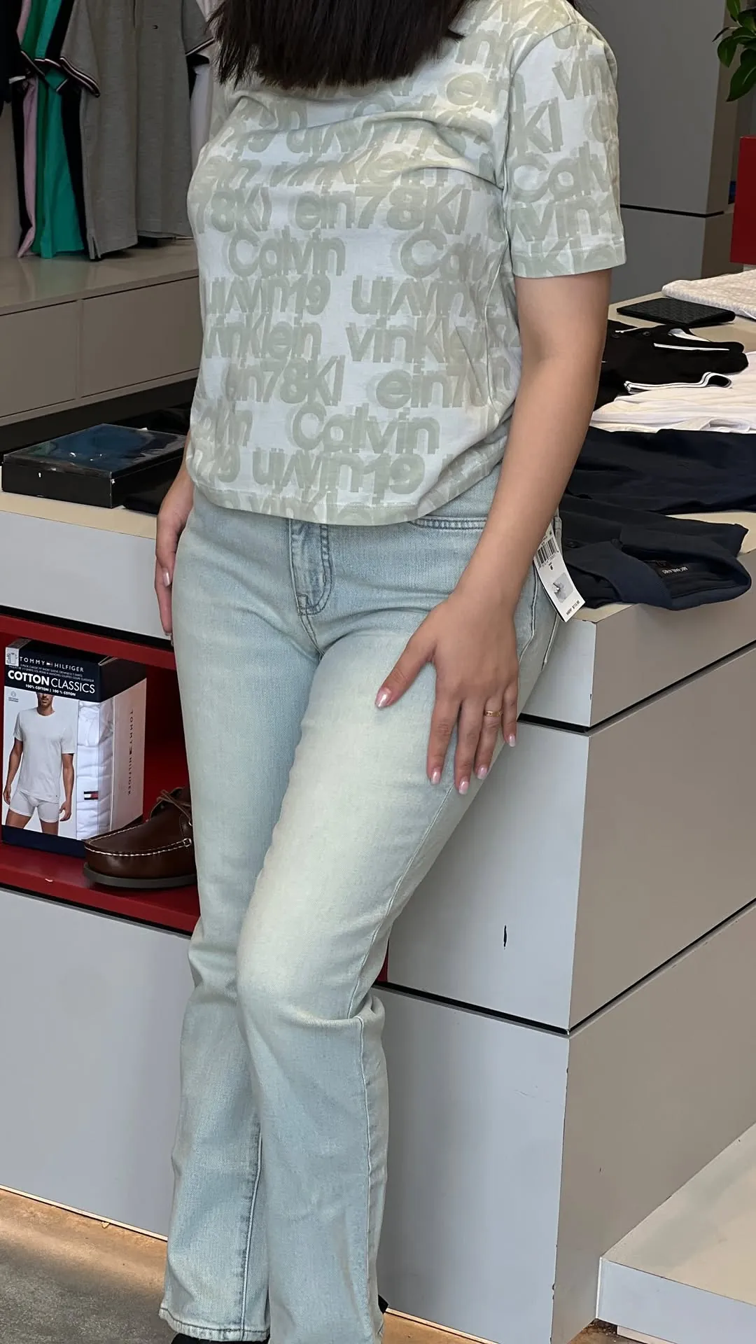 Calvin Klein T-shirt and Jeans Set