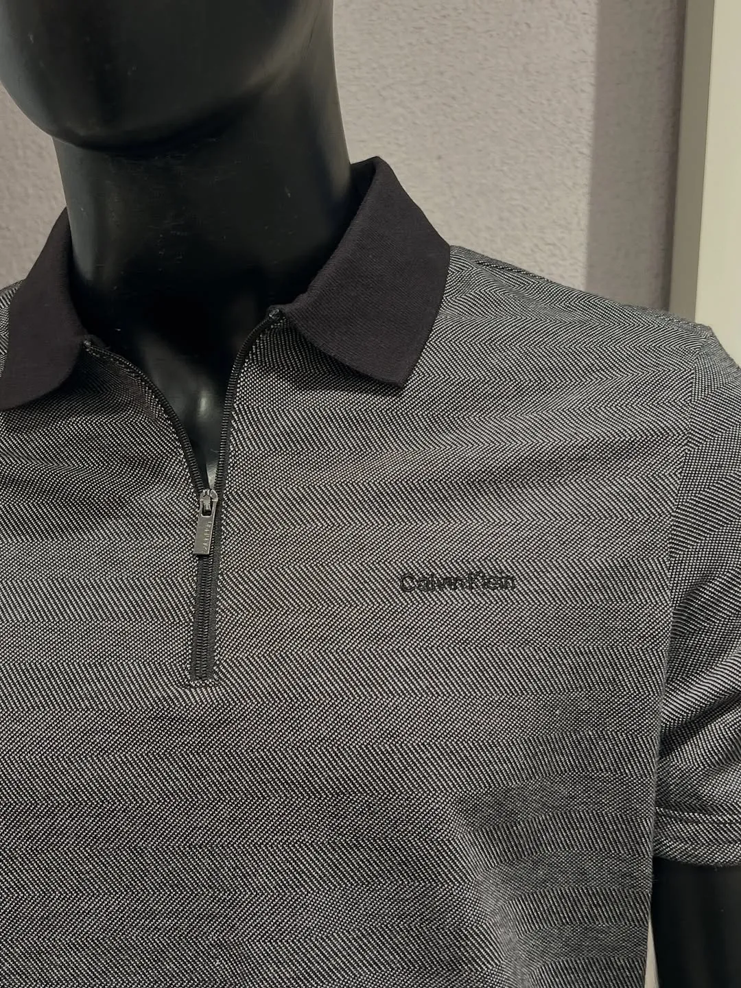 Calvin Klein Quarter-Zip Polo Shirt