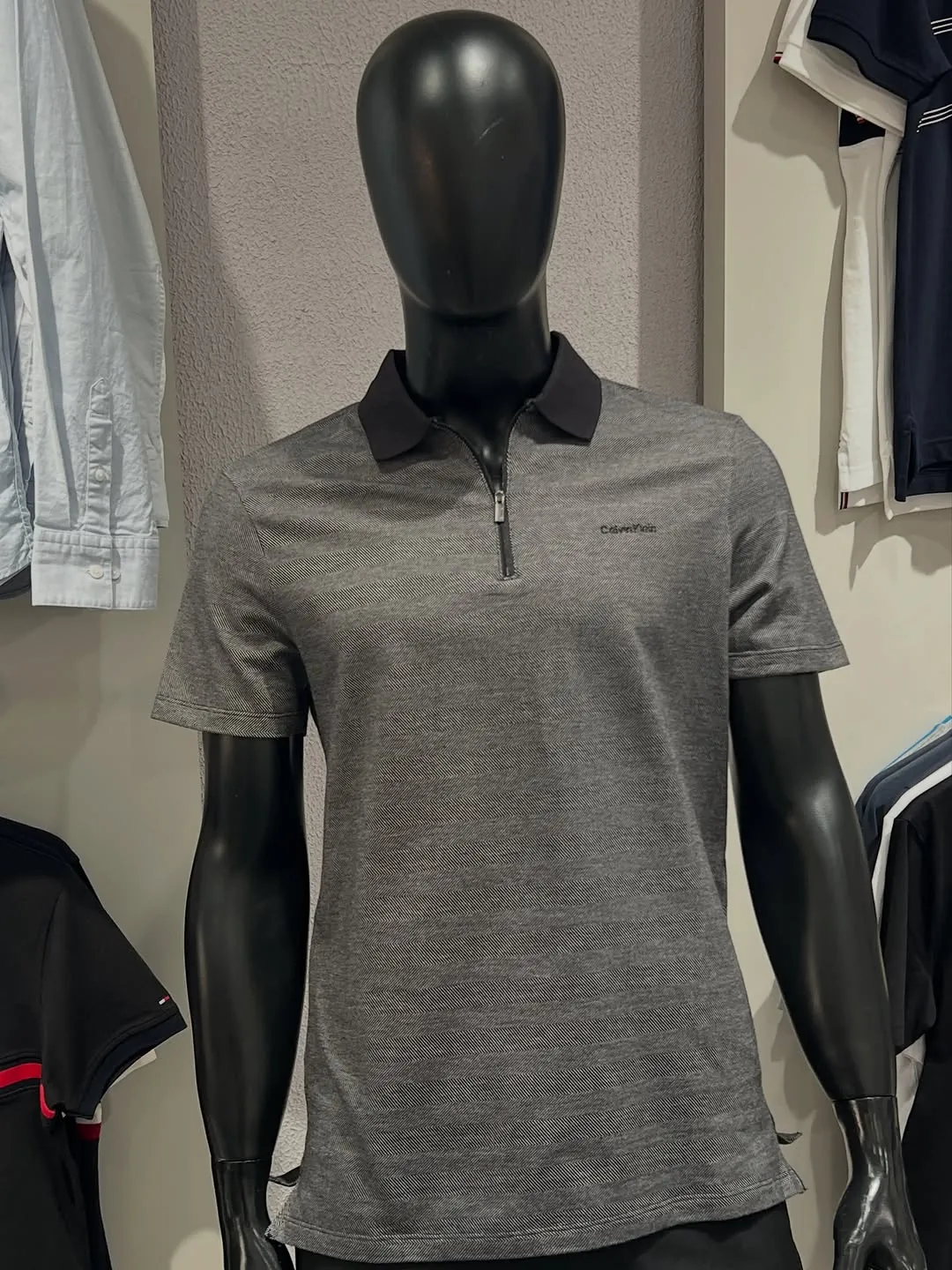 Calvin Klein Quarter-Zip Polo Shirt