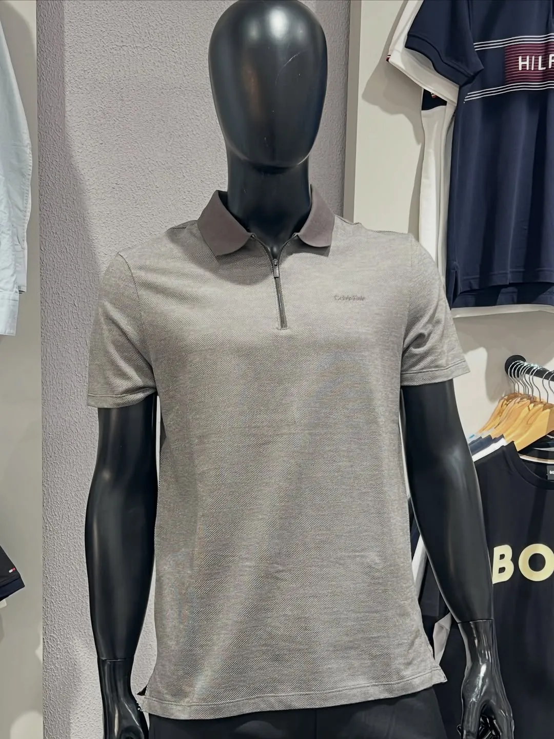 Calvin Klein Quarter-Zip Polo Shirt