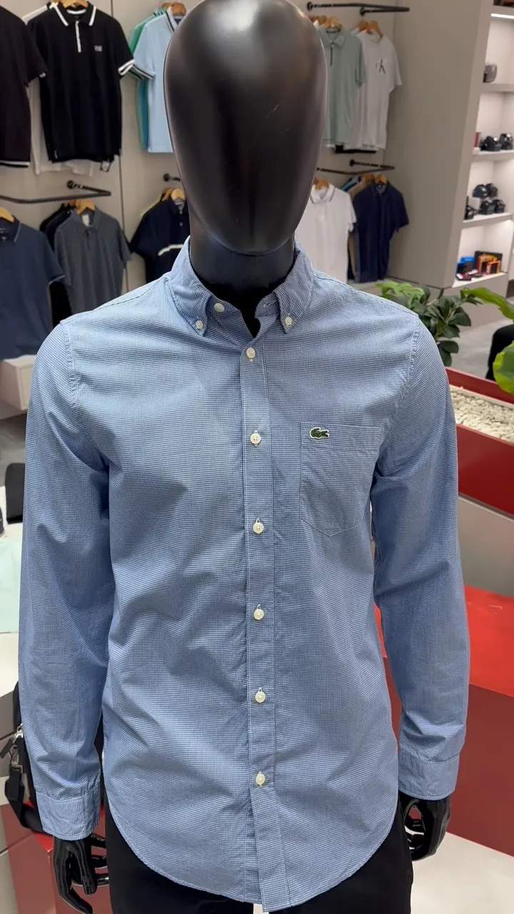 Lacoste Long Sleeve Button-Down Shirt