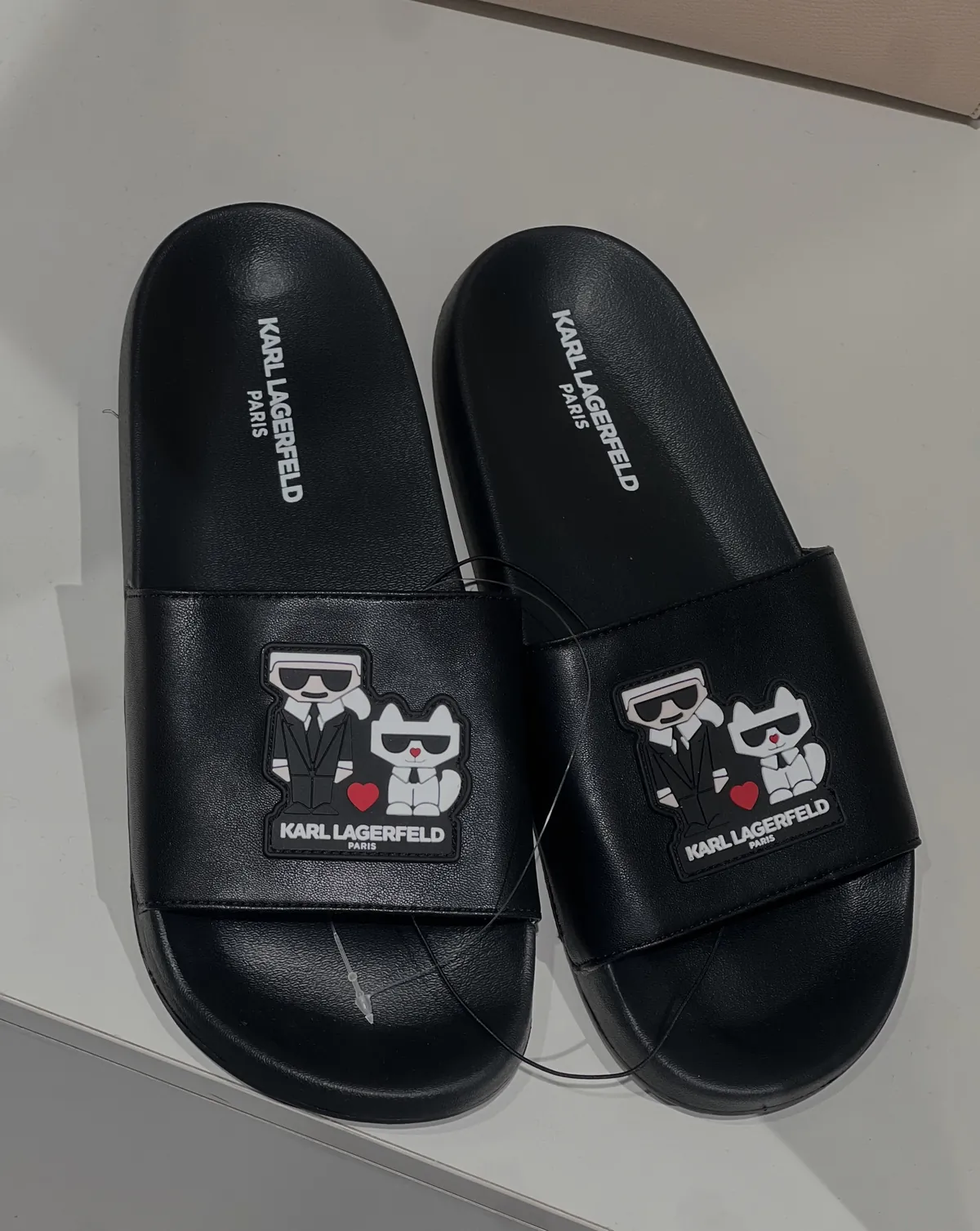 Karl Lagerfeld Bag and Slides Set