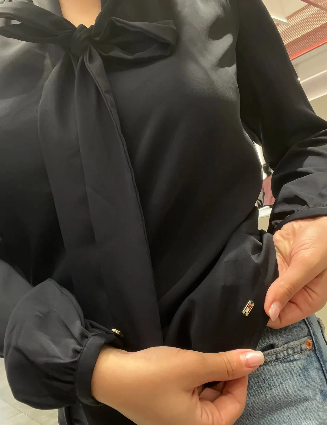Oversize Bow Blouse