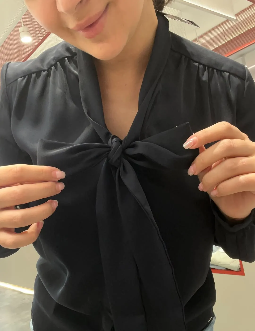 Oversize Bow Blouse