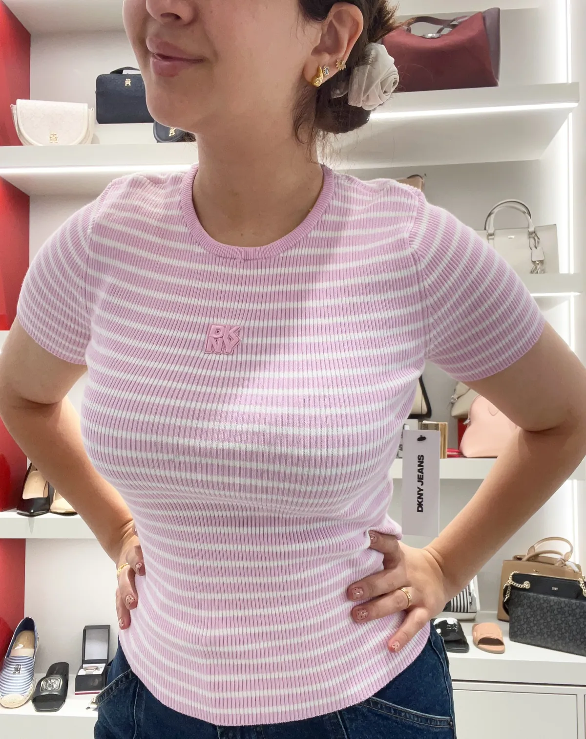 DKNY Jeans Striped T-shirt