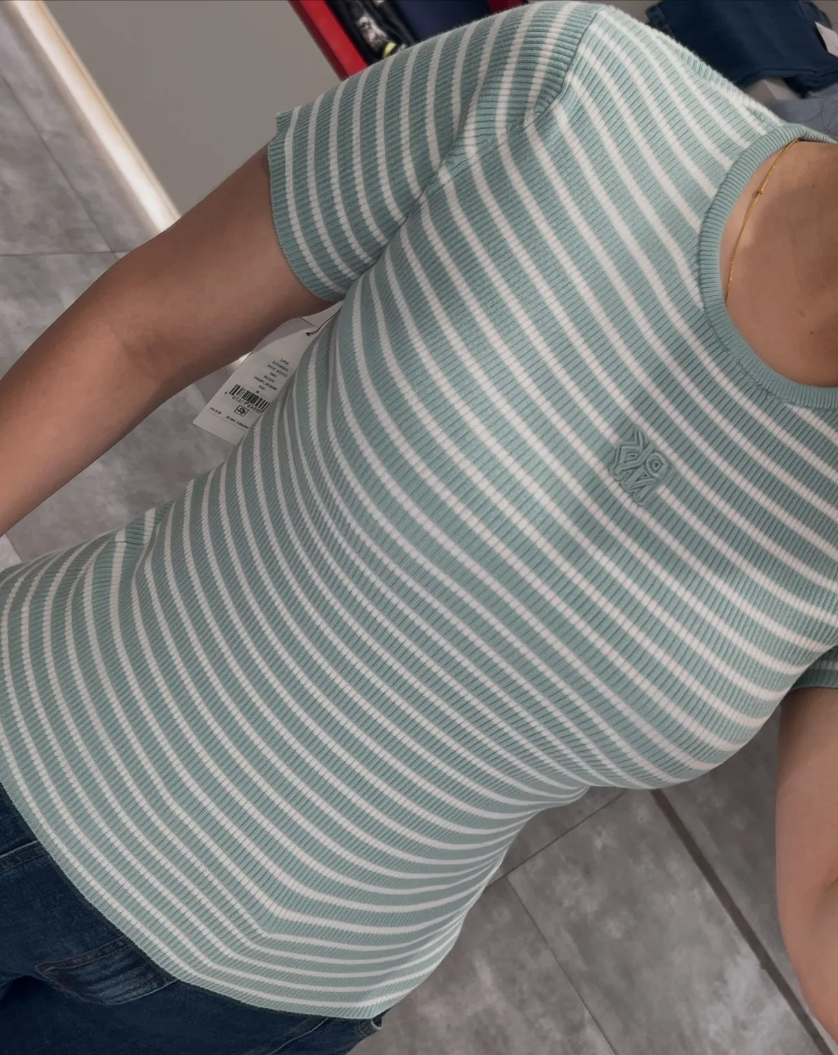 DKNY Jeans Striped T-shirt