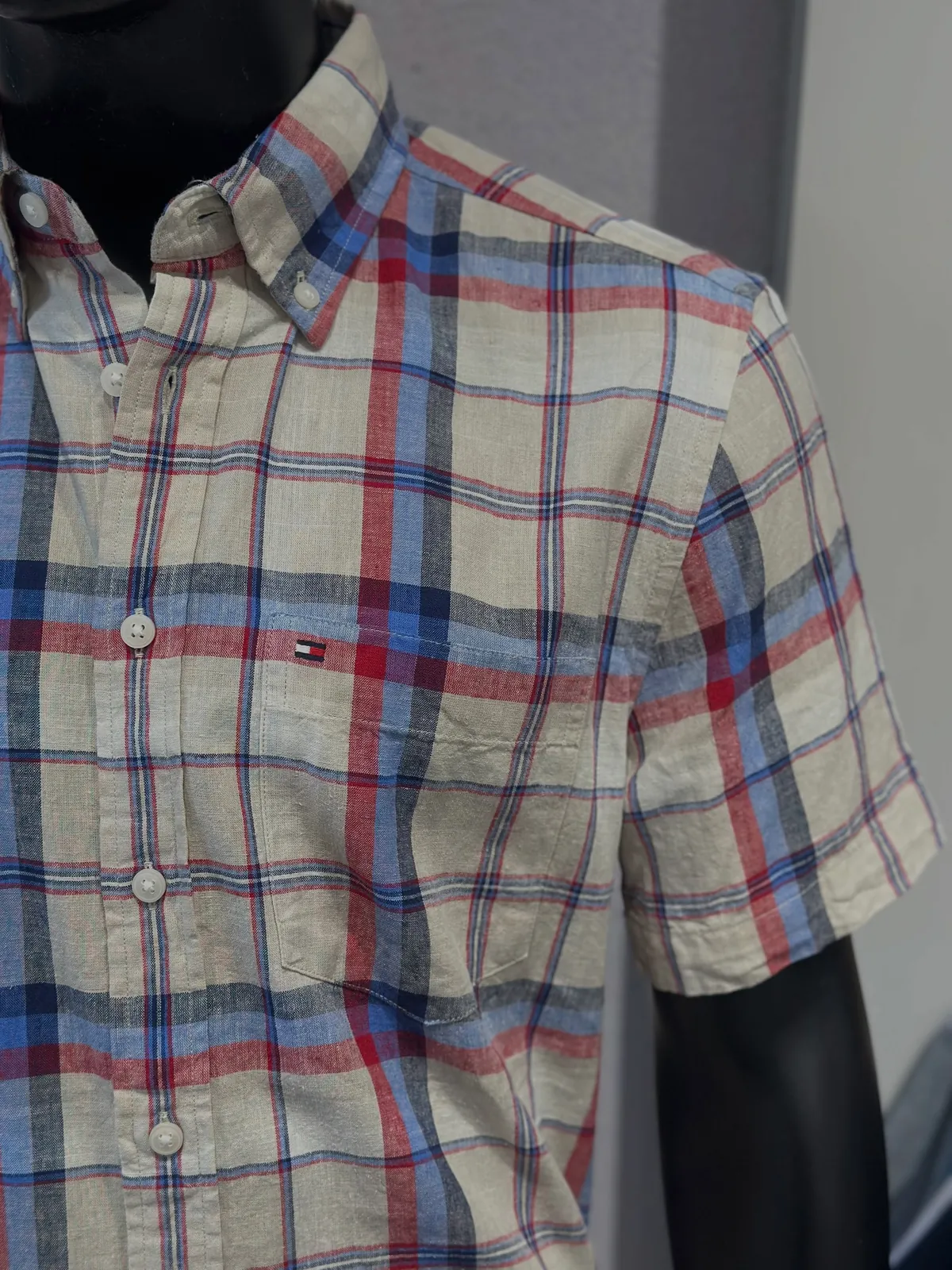 Tommy Hilfiger Plaid Short-Sleeve Shirt