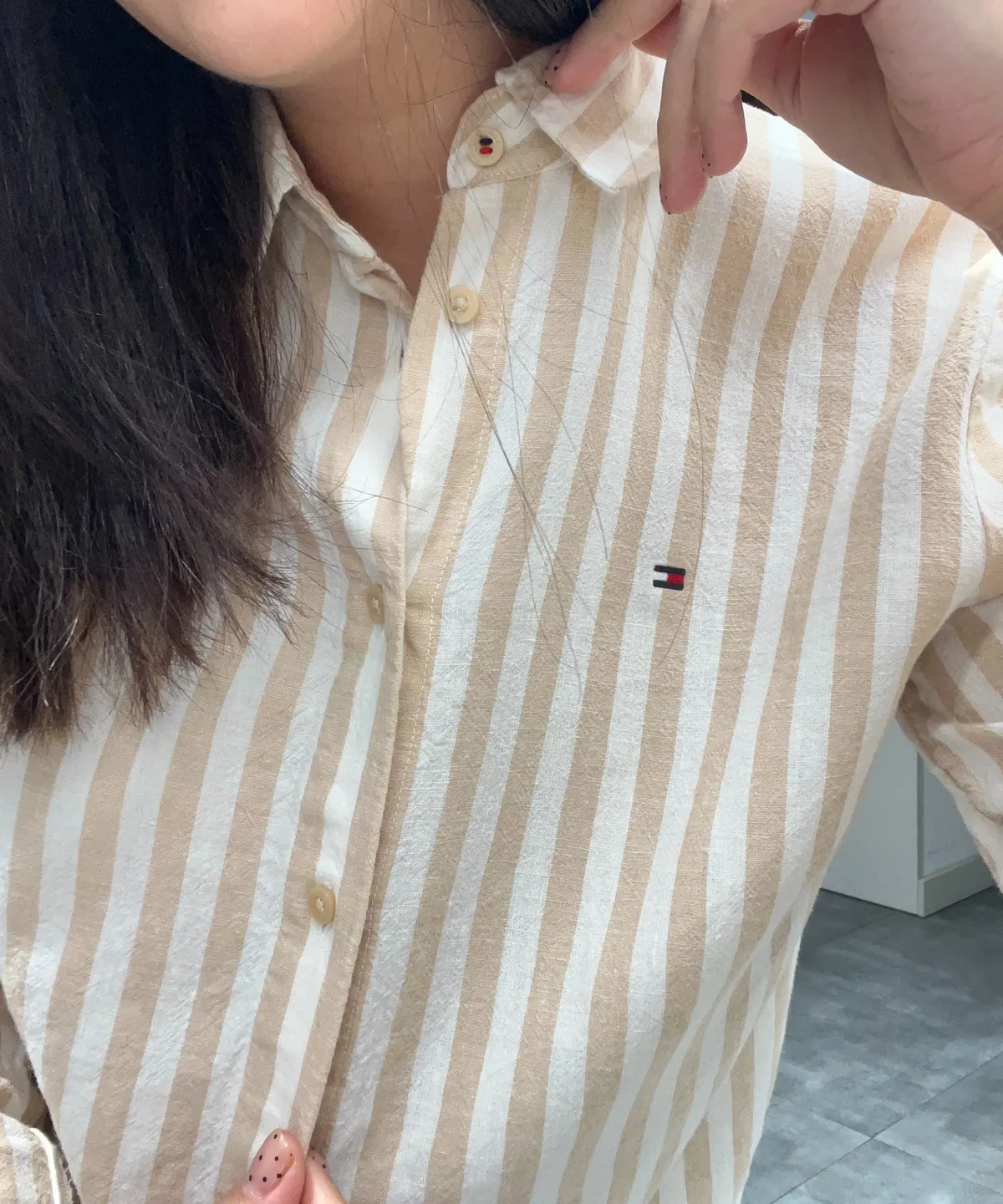 Striped Button-Down Shirt