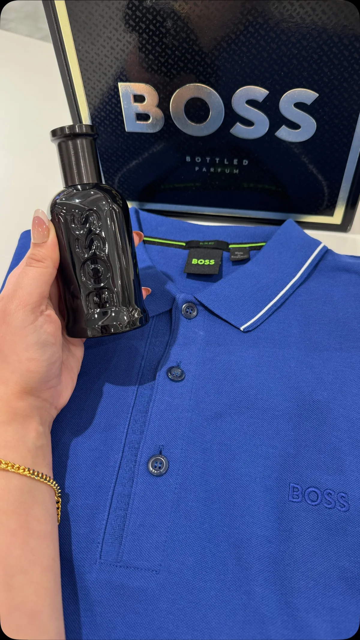 Hugo Boss Set (Perfume and Polo Shirt)