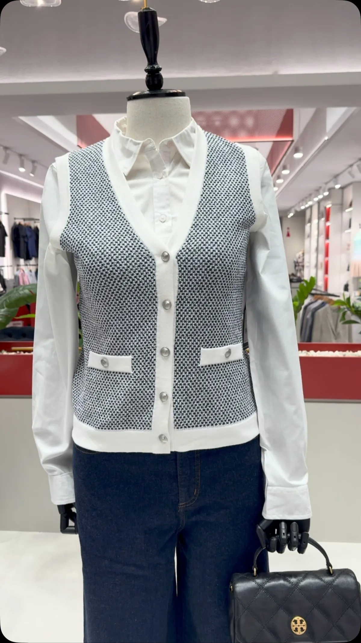 American Brand Vest and Shirt Set